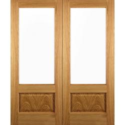 Bespoke (made to measure) Solid Oak Chiswick French Doors